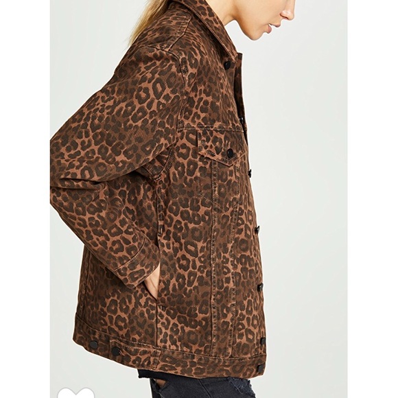 Cheetah Denim Jacket - Picture 4 of 6